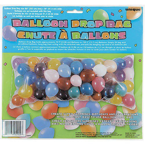 Balloon Release Net, Balloon Drop Net for Ceiling Release, Balloon Drop  Bags kit for Family Reunion Decorations, Birthday, Graduation, Wedding, New